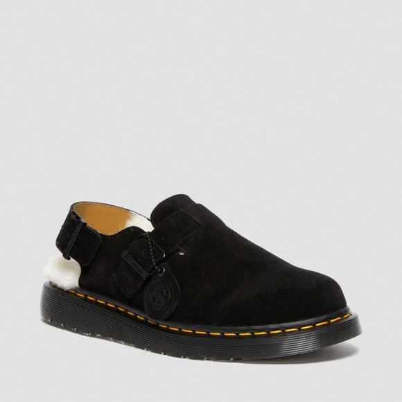 Viral Dr Martens Jorge Made In England Shearling
Slingback Mule in Black - Picture 4 of 4